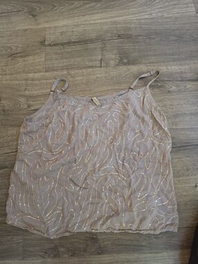 XCVI Dusty Lavender Sequin-Embellished Camisole